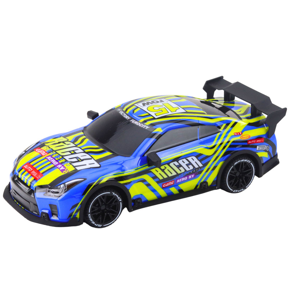 Auto na daljinsko upravljanje Perfect Racer - plavo/žuti