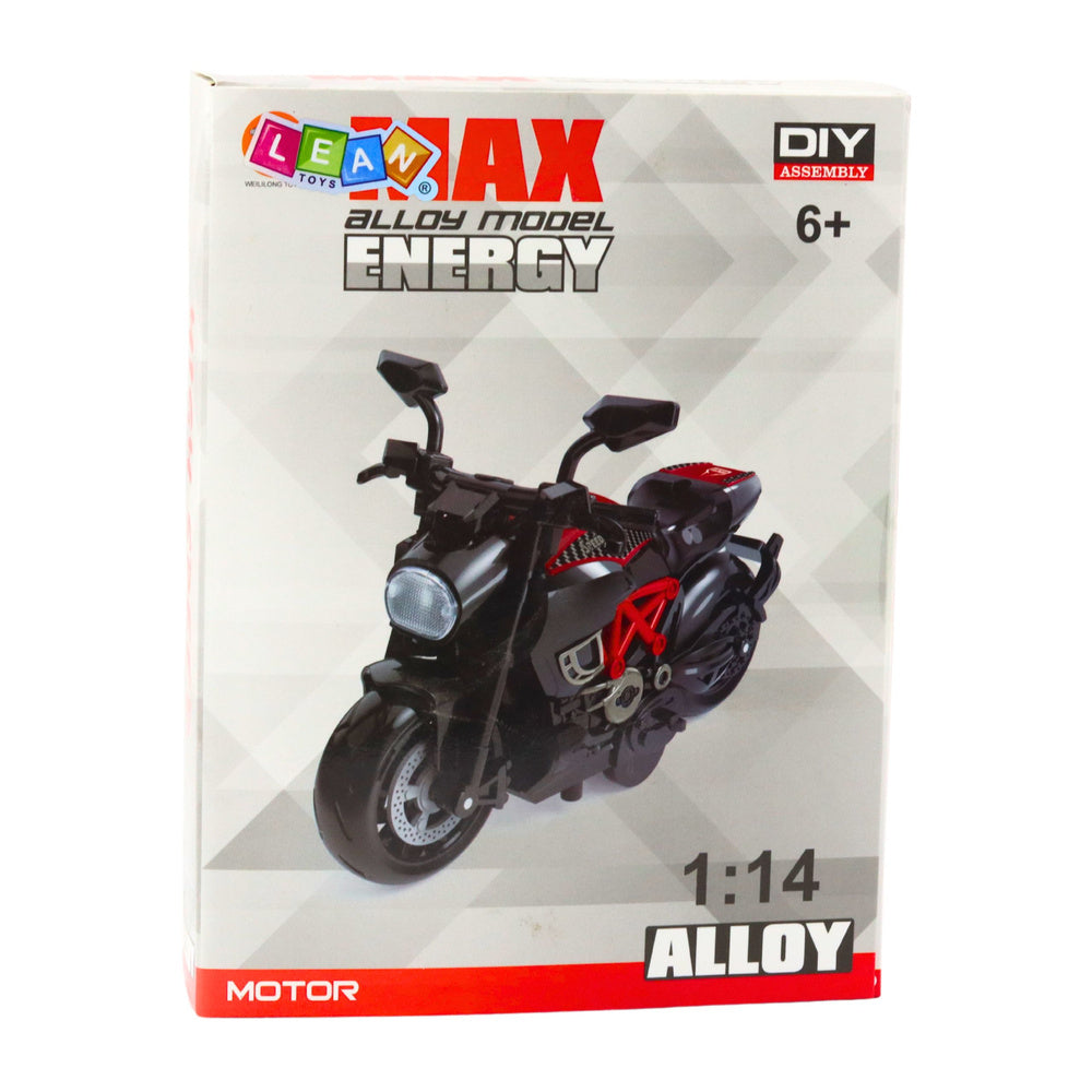 Metalni motor za sastavljanje 1:14 DIY - plavi