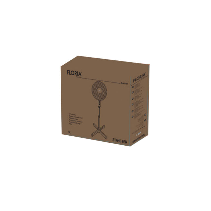 Ventilator sa postoljem, promjer 40 cm, 40 W, crna