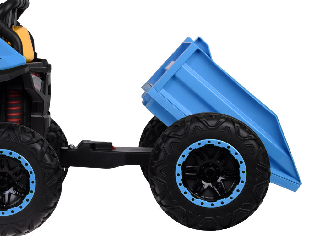 Buggy dvosjed 4×4 s prikolicom – plavi
