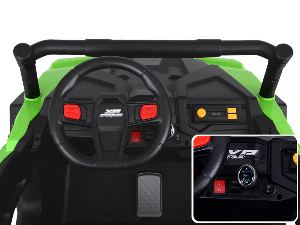Buggy dvosjed 4×4 s prikolicom – zeleni