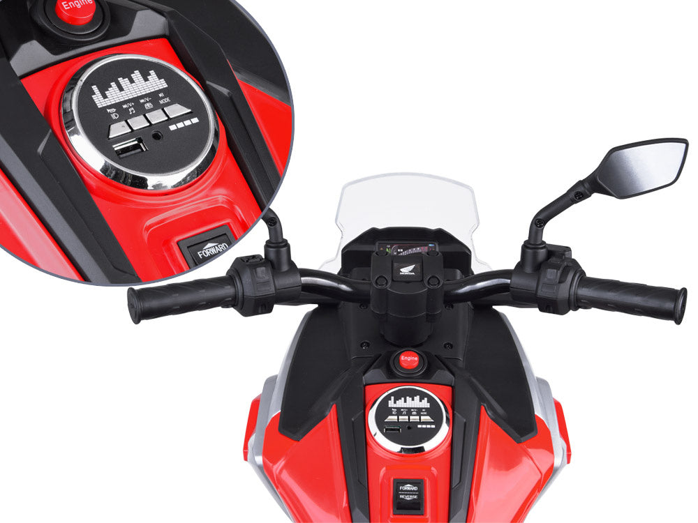 Honda NC750X na akumulator crvena