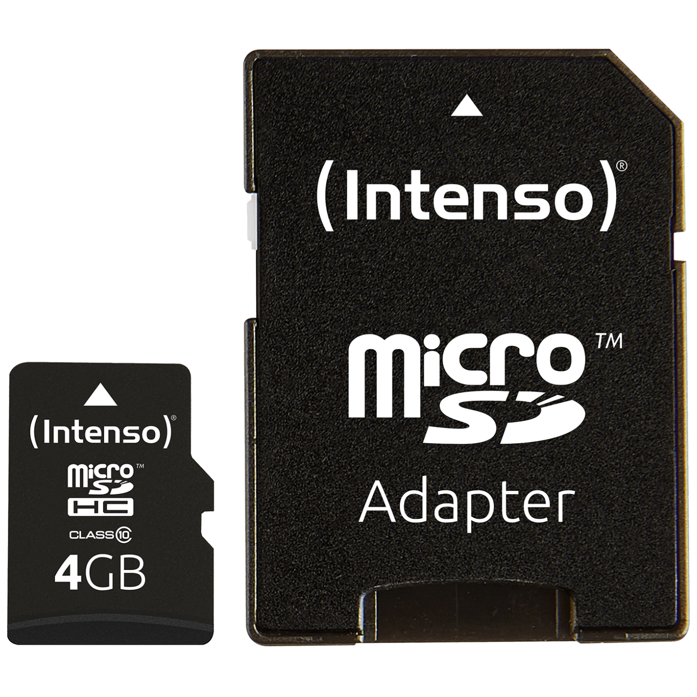 (Intenso) Micro SD Kartica 4GB Razred 10 (SDHC & SDXC) z adapterjem - SDHCmicro+ad-4GB/Class10
