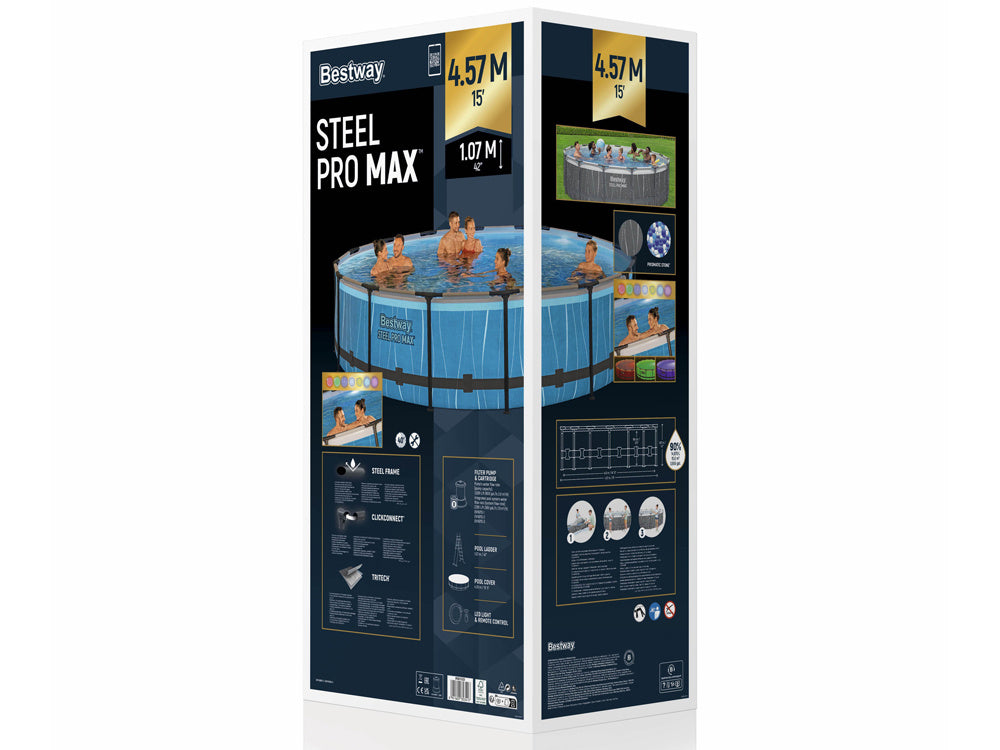 Bestway bazen s LED osvjetljenjem 7u1 (457x107cm)