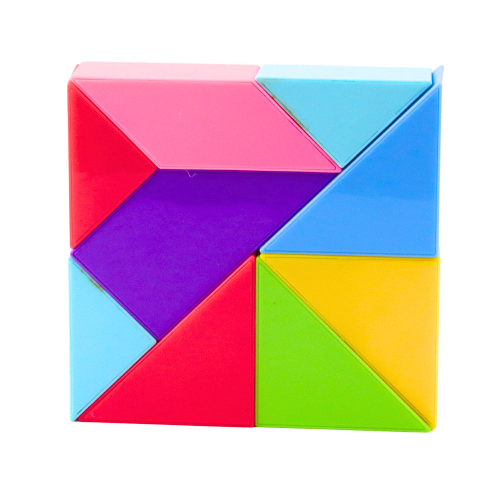 Magnetni blokovi Tangram 9 elemenata - šareni