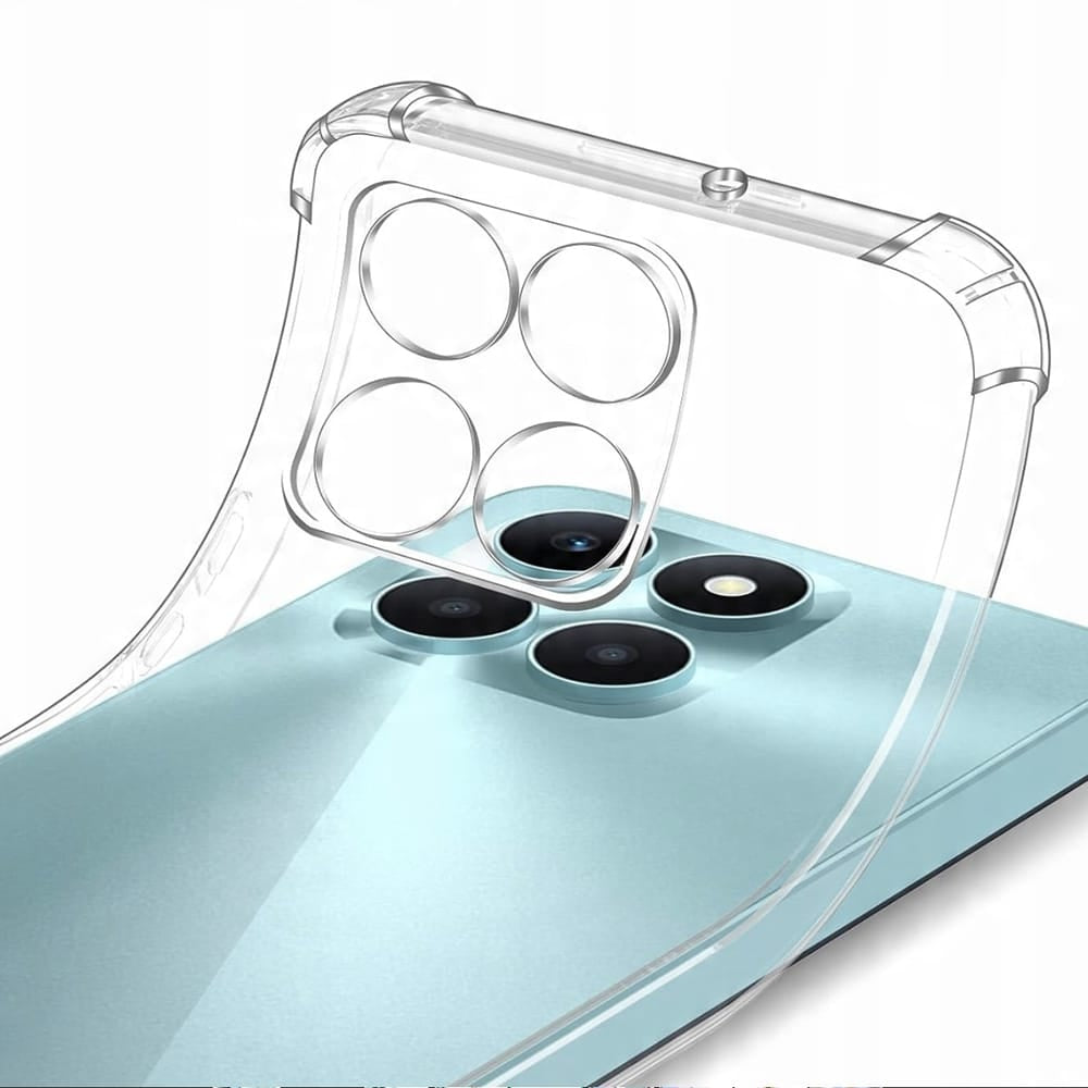 Techsuit Shockproof Clear Silicone prozorna maska odporna na udarce za Honor X6c