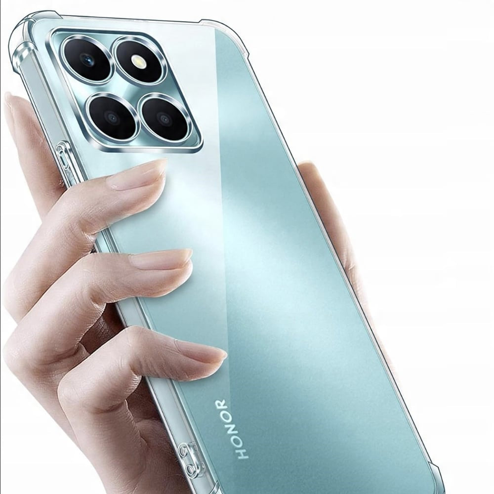 Techsuit Shockproof Clear Silicone prozorna maska odporna na udarce za Honor X6c