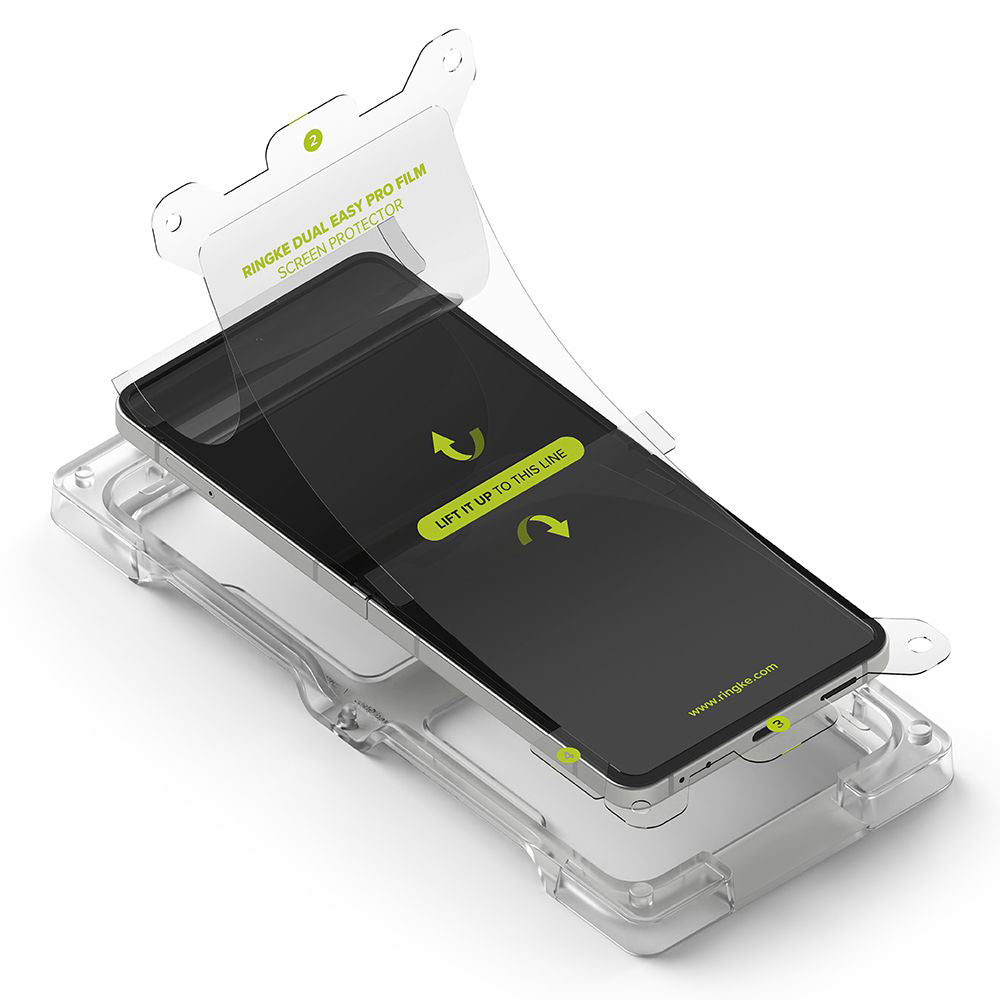Ringke - Dual Easy Pro folija (2 kosa) za Samsung Galaxy Z Flip7 - prozorna