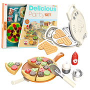 Set za igru za pečenje vafli ili pizze - 23 elemenata