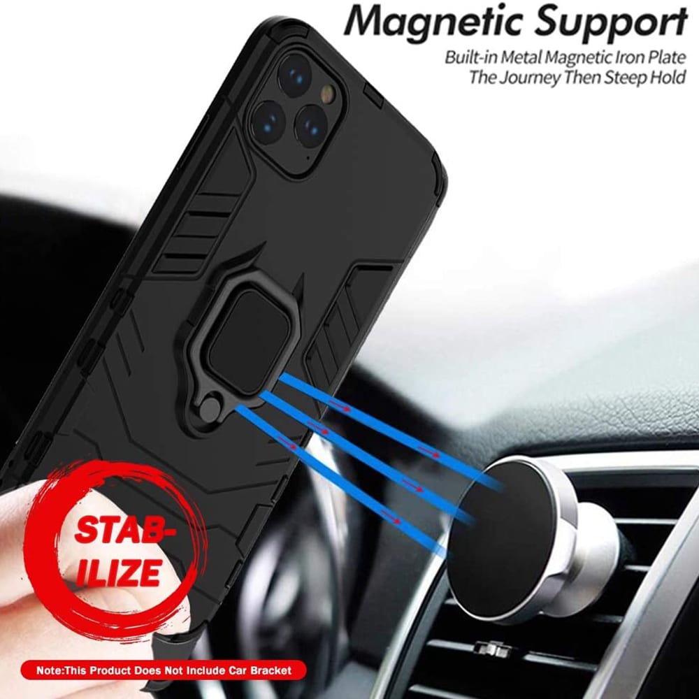 TechSuit Silicone Shield ovitek za iPhone 11 Pro črn
