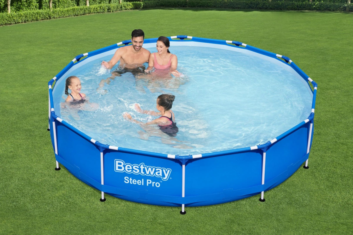 Montažni bazen 12FT 366 x 76 cm Steel Pro MAX Deluxe BESTWAY