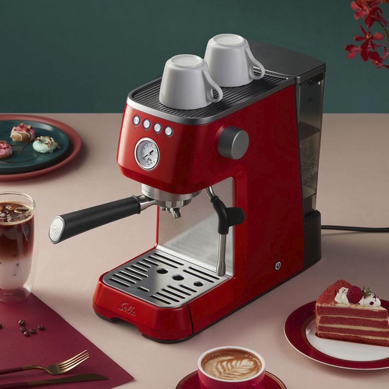 Solis Barista Perfetta Plus Red Espresso Machine