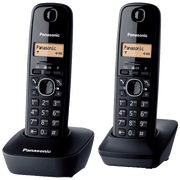 Panasonic Telefon bežični, sa dvije slušalice, 1.4" LCD display - KX-TGB612FXB