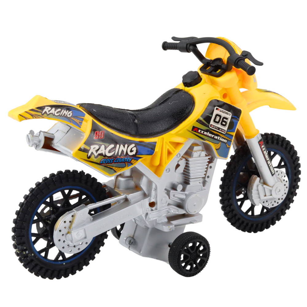 Motocross Off-Road Drive Lights Sounds Yellow