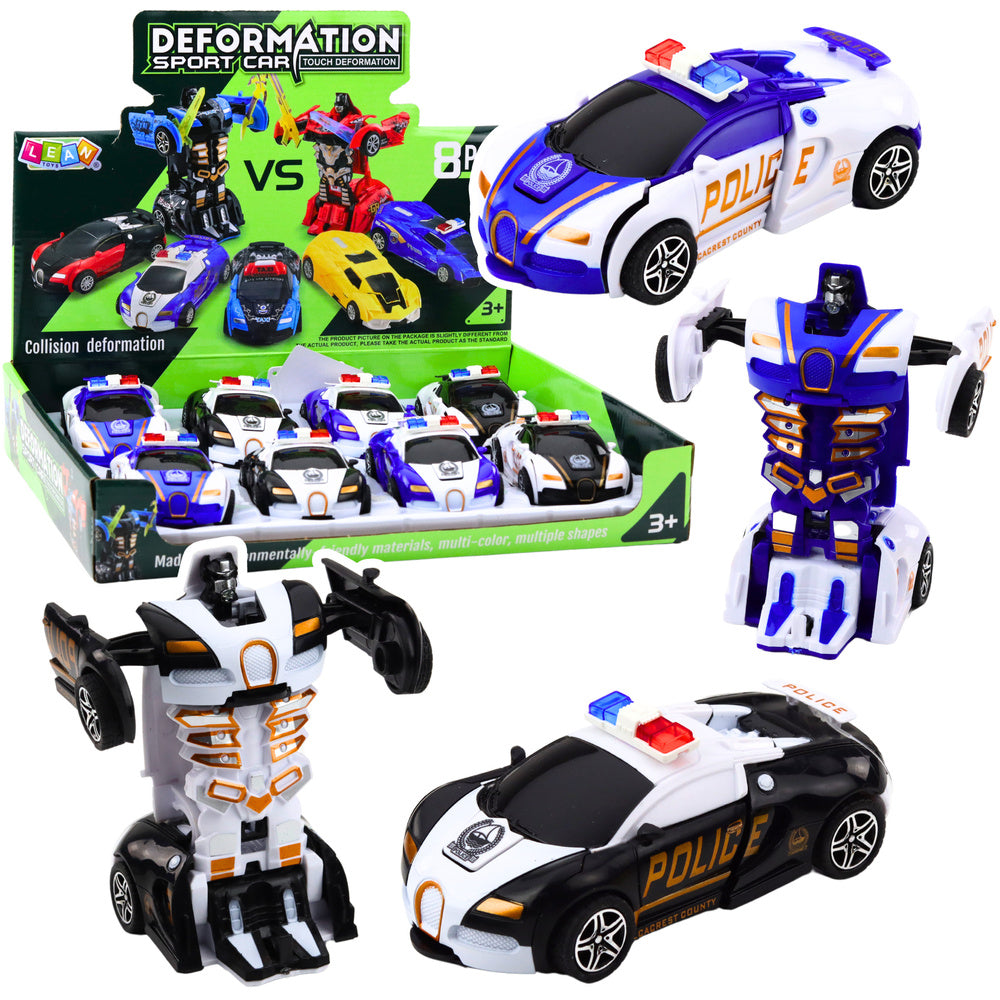 Auto za igru 2u1 Auto-Robot Police - boju biramo nasumično