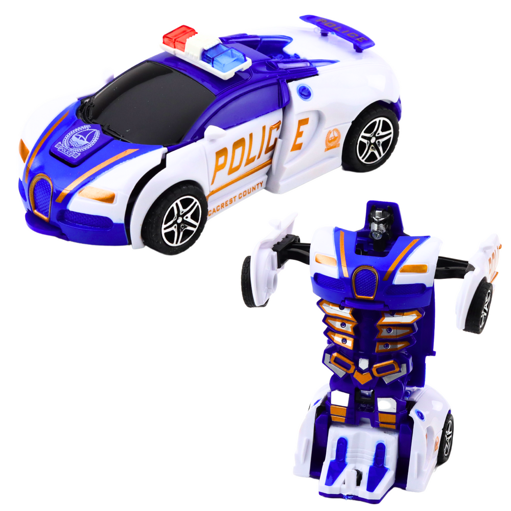 Auto za igru 2u1 Auto-Robot Police - boju biramo nasumično