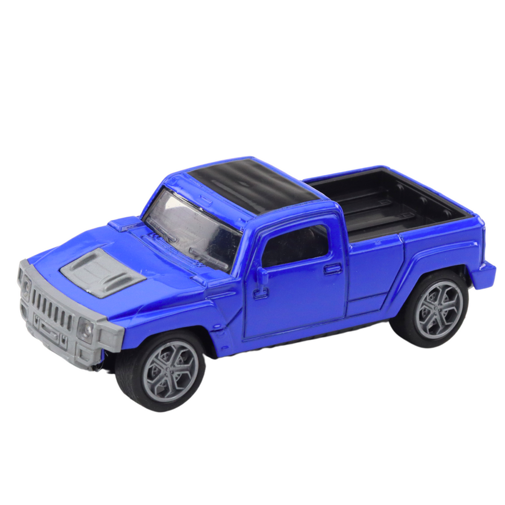 Metalni auto za igru sa bijelom prikolicom - 35 cm