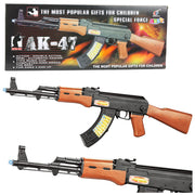 Mitraljez za igru AK-47  68.5 cm - crno/smeđi