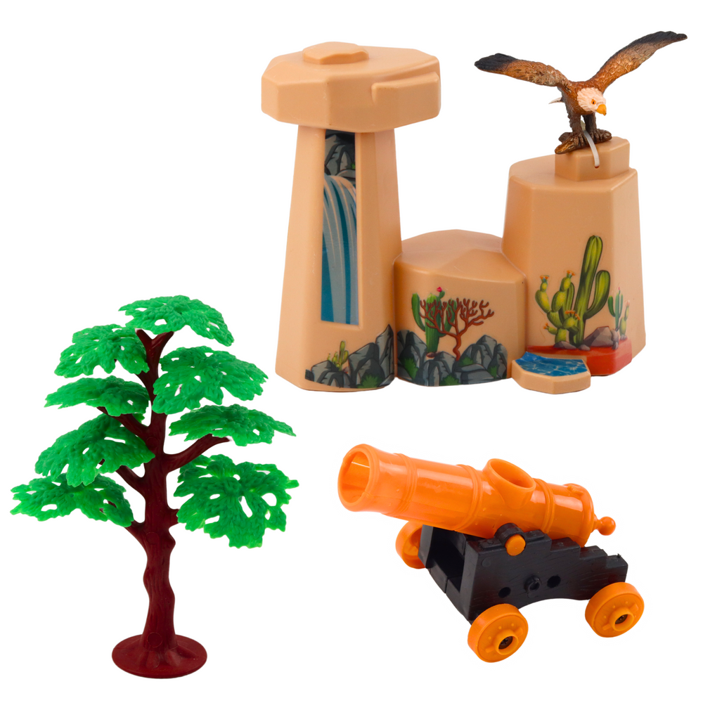 Set figura za igru sa kaubojem i topom Cannon