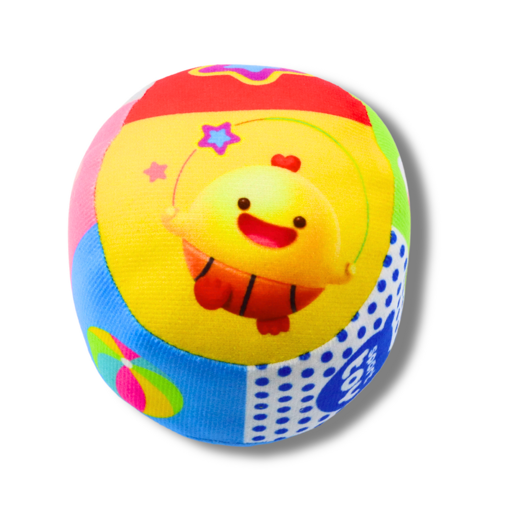 Soft Ball With Rattle For Toddlers Colorful 9cm