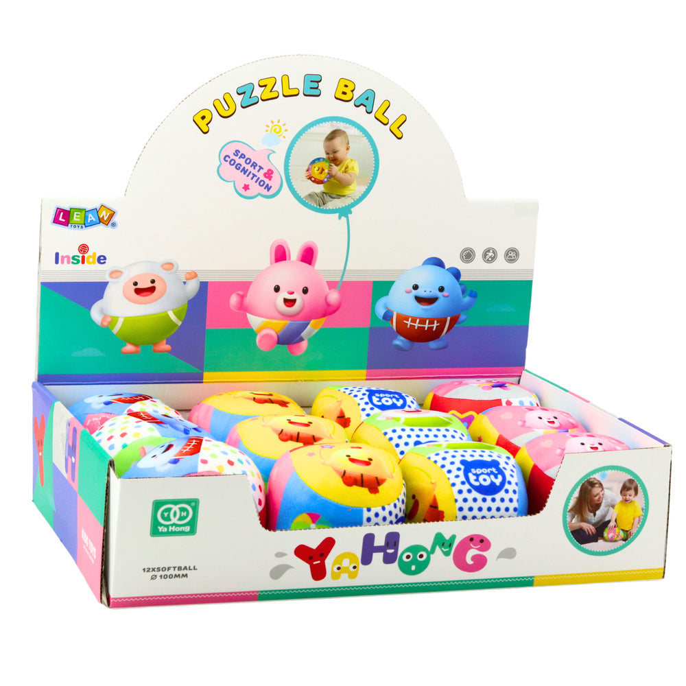 Soft Ball With Rattle For Toddlers Colorful 9cm