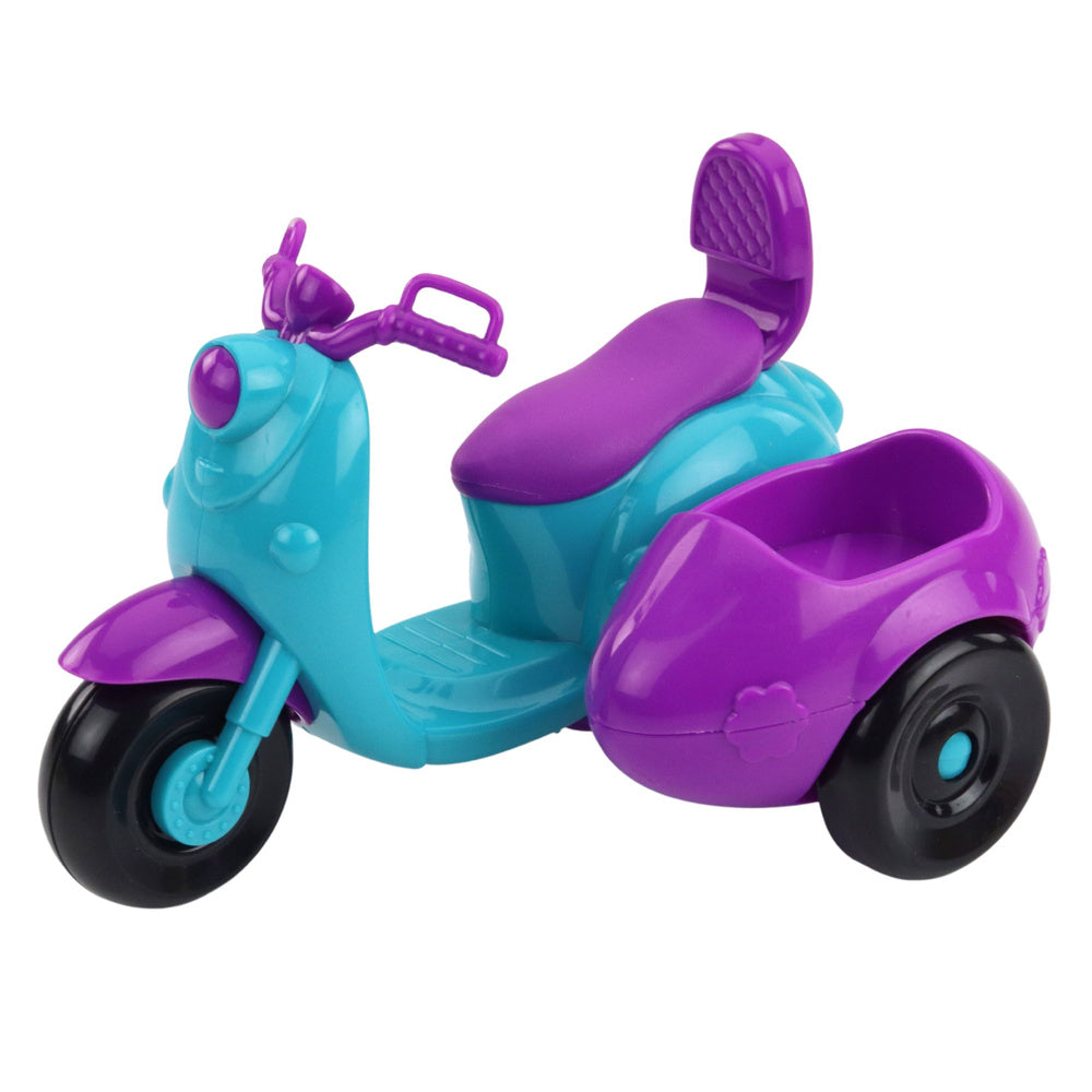Ankiki - Mini lutka za igru sa skuterom i psićima - 13 cm