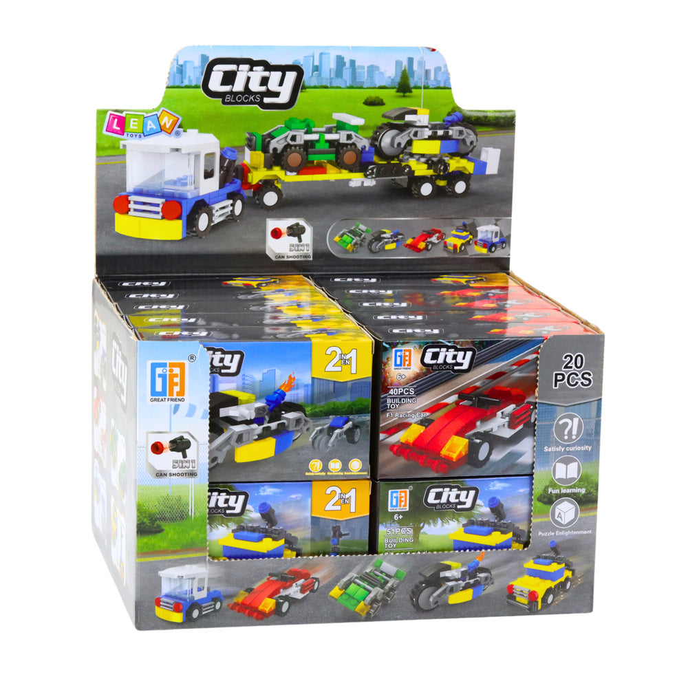 Kreativni set za sklapanje City Vehicles 2u1 - model se bira nasumično