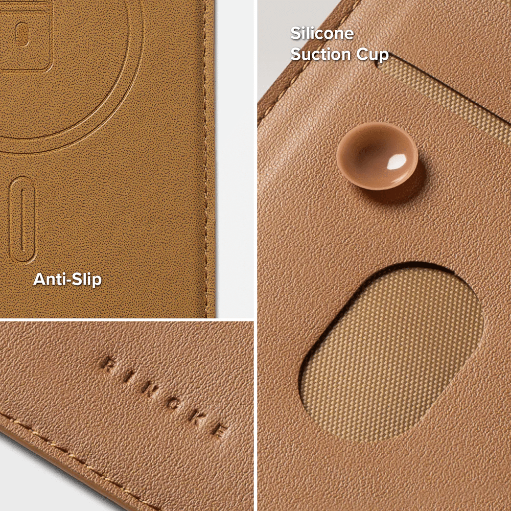 Ringke – Magnetni novčanik Folio Grip za Samsung Galaxy Z Fold 7 – smeđi
