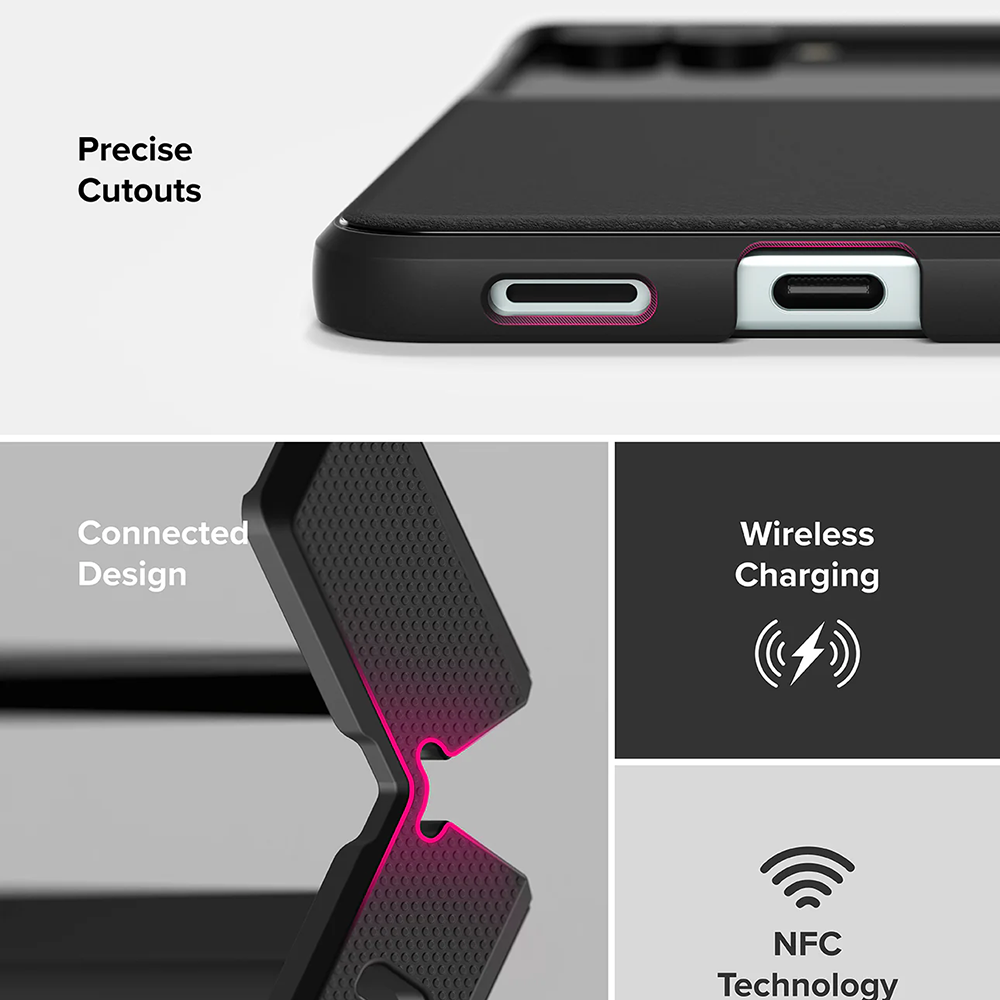 Ringke - Onyx ovitek za Samsung Galaxy Z Flip7 - črn