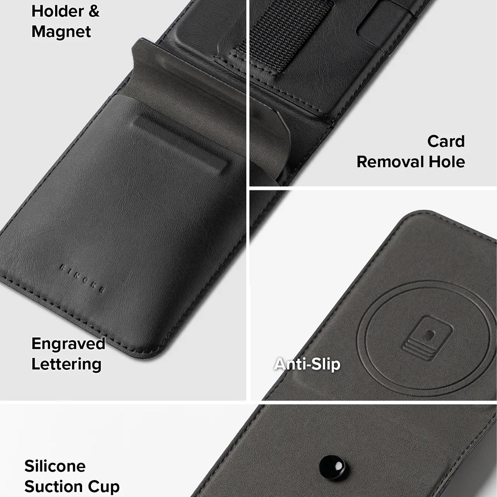 Ringke – Magnetna denarnica Folio Grip za Samsung Galaxy Z Flip7 – rjava