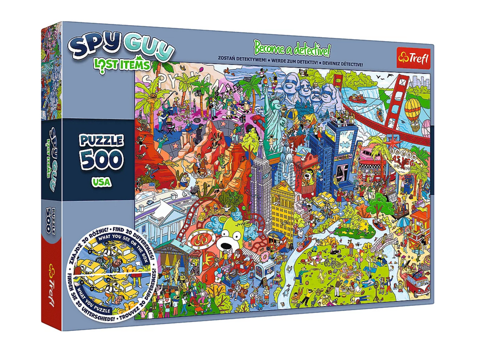 Puzzle Spy Guy 500 elemenata USA Trefl 37480