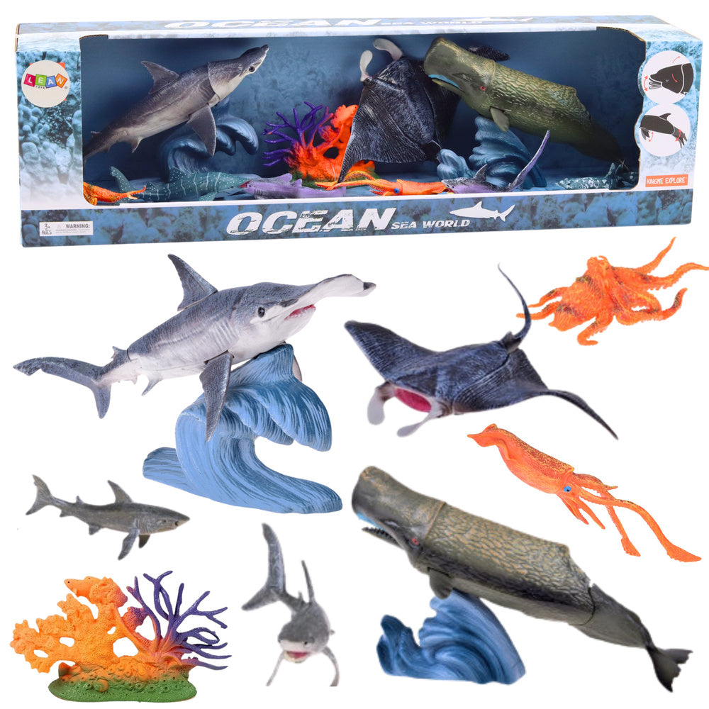 Set figura sa morskim životinjama i pomičnim dijelovima Sea Animals