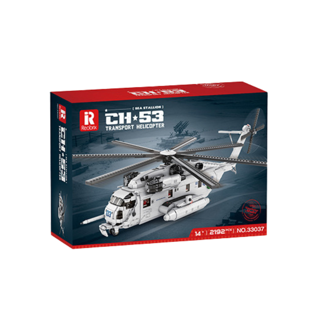 Kockice za slaganje vojnog helikoptera sa 2192el - bijeli