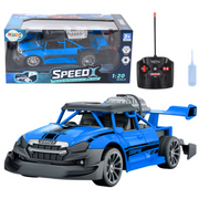 Auto na daljinsko upravljanje SpeedX RC 1:20 sa dimnim i svjetlosnim efektima - plavi