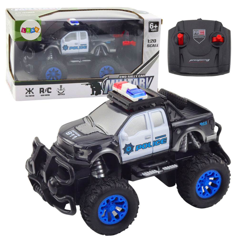 Policijski auto na daljinsko upravljanje BW RC 1:20 - crni