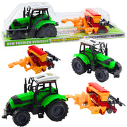 Set of Tractor Farm Tractor with Seeder Farm Machine