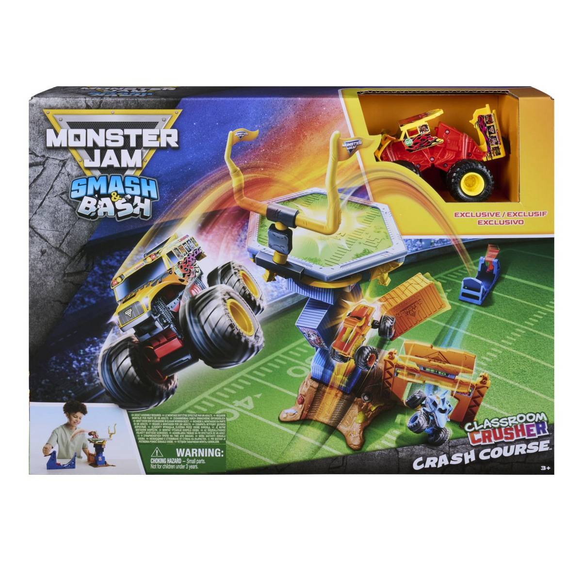 Monster Jam MNJ VHP 1to64 SmshNBash FetrePlayset GML