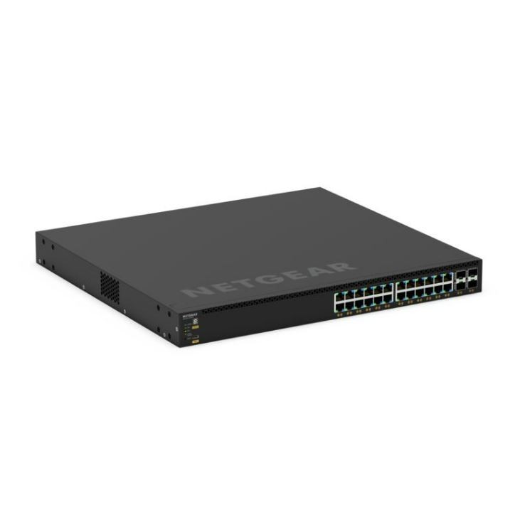 NETGEAR GSM4328-100AJS Upravljano L3 Gigabit Ethernet (10/100/1000) Podrška za napajanje putem Etherneta (PoE) 1U Crno