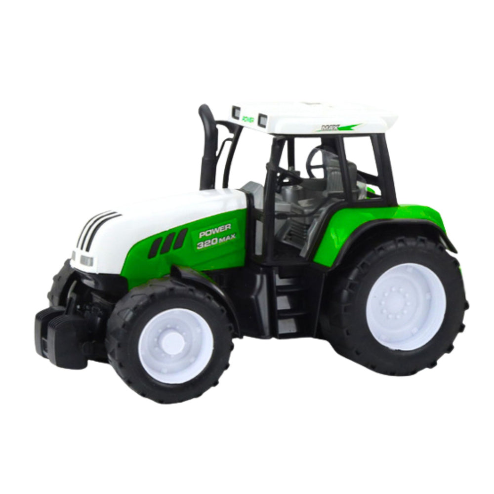 Traktor za igru sa mješalicom za stočnu hranu 50cm - crveno/zelena