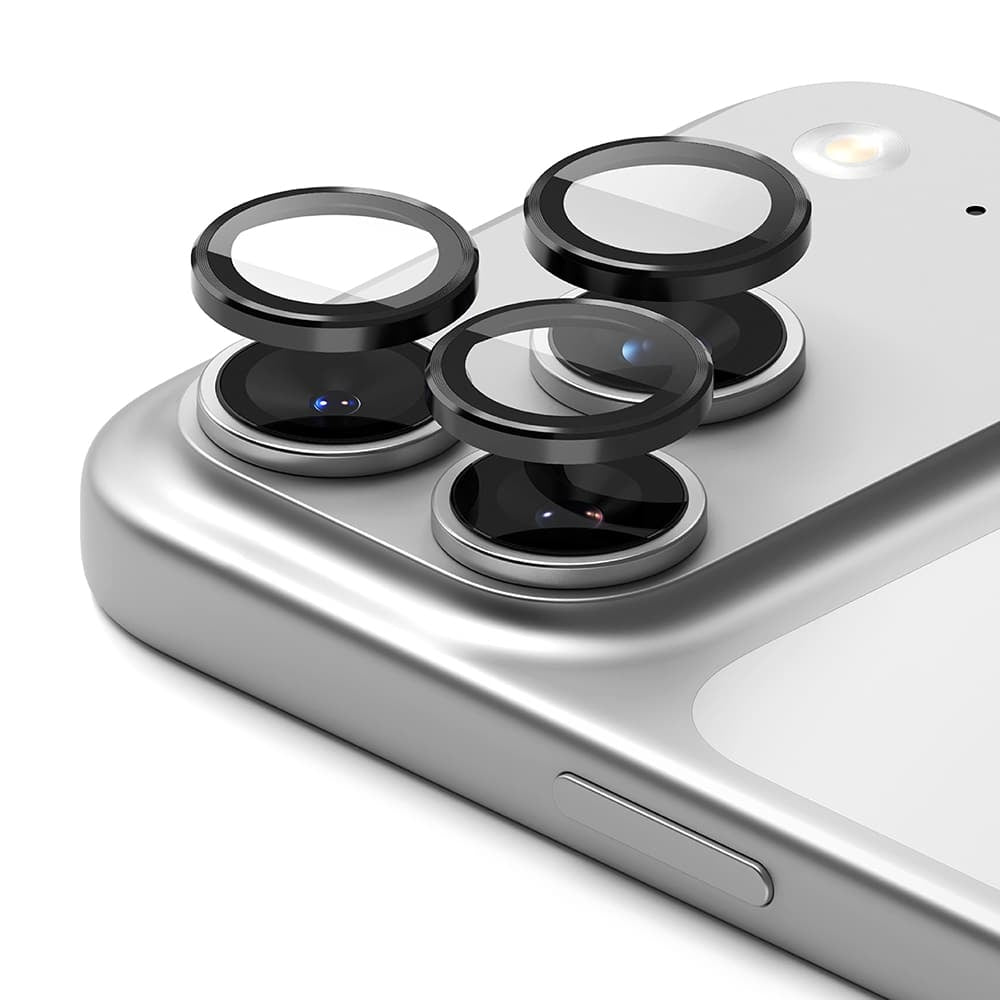 Ringke - Steklo za okvir leče kamere za iPhone 17 Pro / iPhone 17 Pro Max - Črna