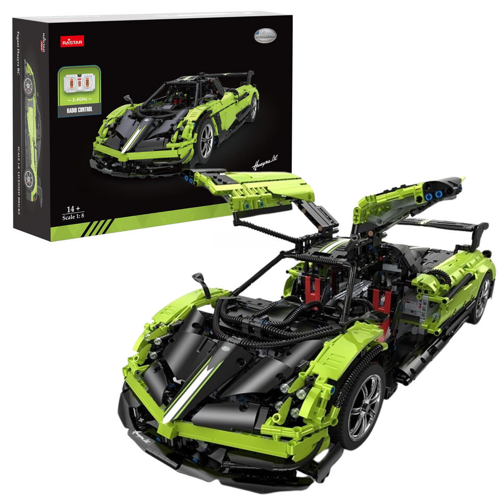 Auto na daljinsko upravljanje i sastavljanje Pagani Huayra BC 1:8 Rastar - 2899 elemenata