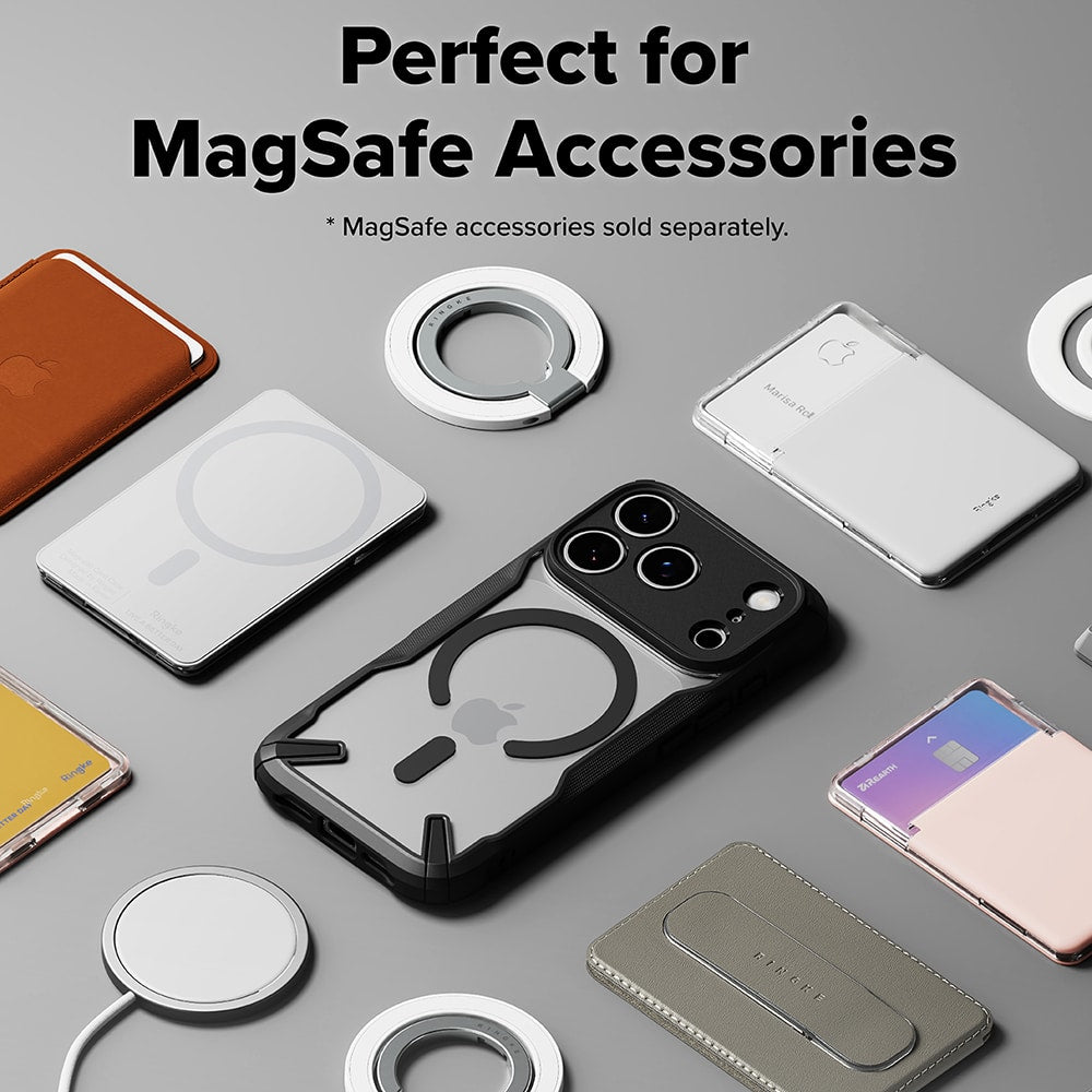 Ringke – Fusion X MagSafe ovitek za iPhone 17 Pro – črn