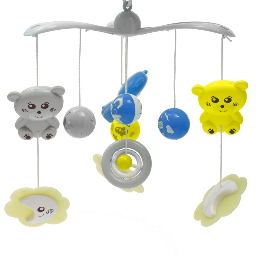 Baby Mix vrtuljak s projektorom – Grey