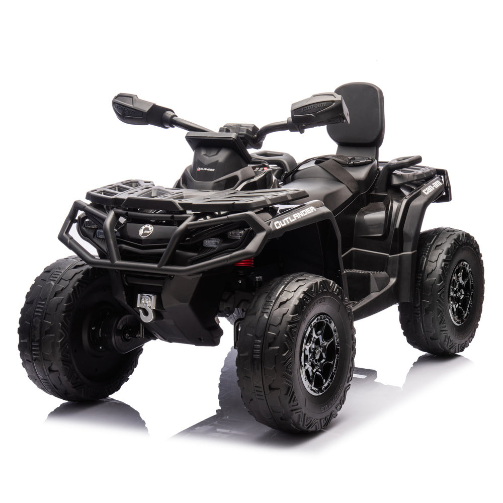 Quad na akumulator Can Am Outlander 4x4 DK-CA005 - dvosjed - crni