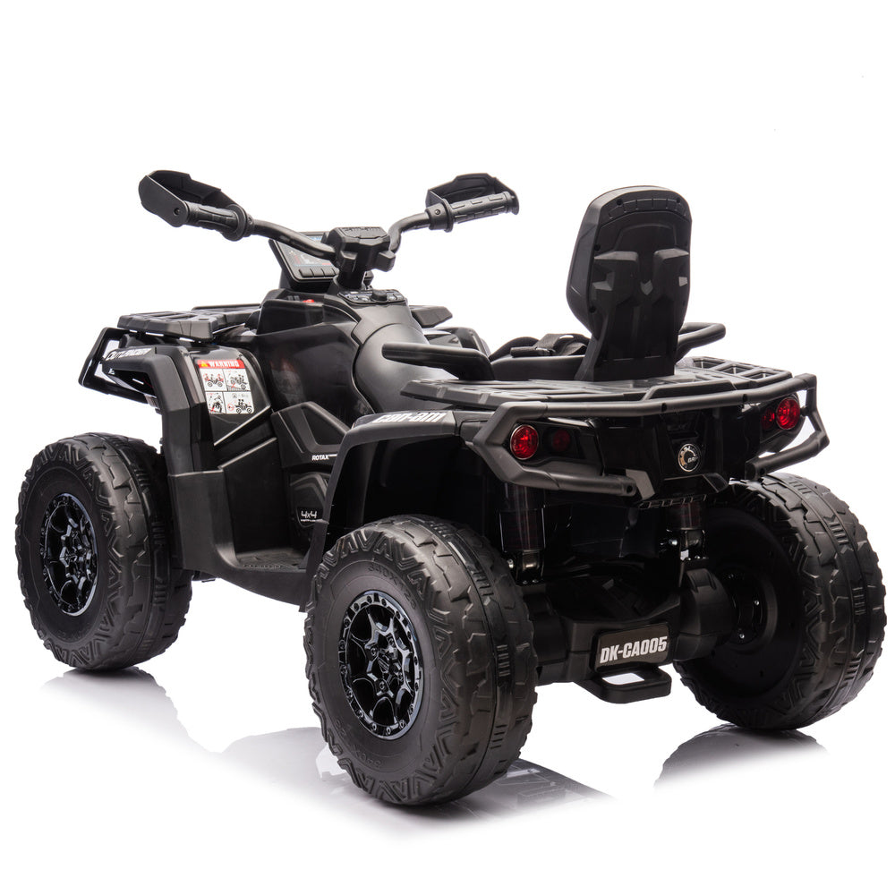 Quad na akumulator Can Am Outlander 4x4 DK-CA005 - dvosjed - crni