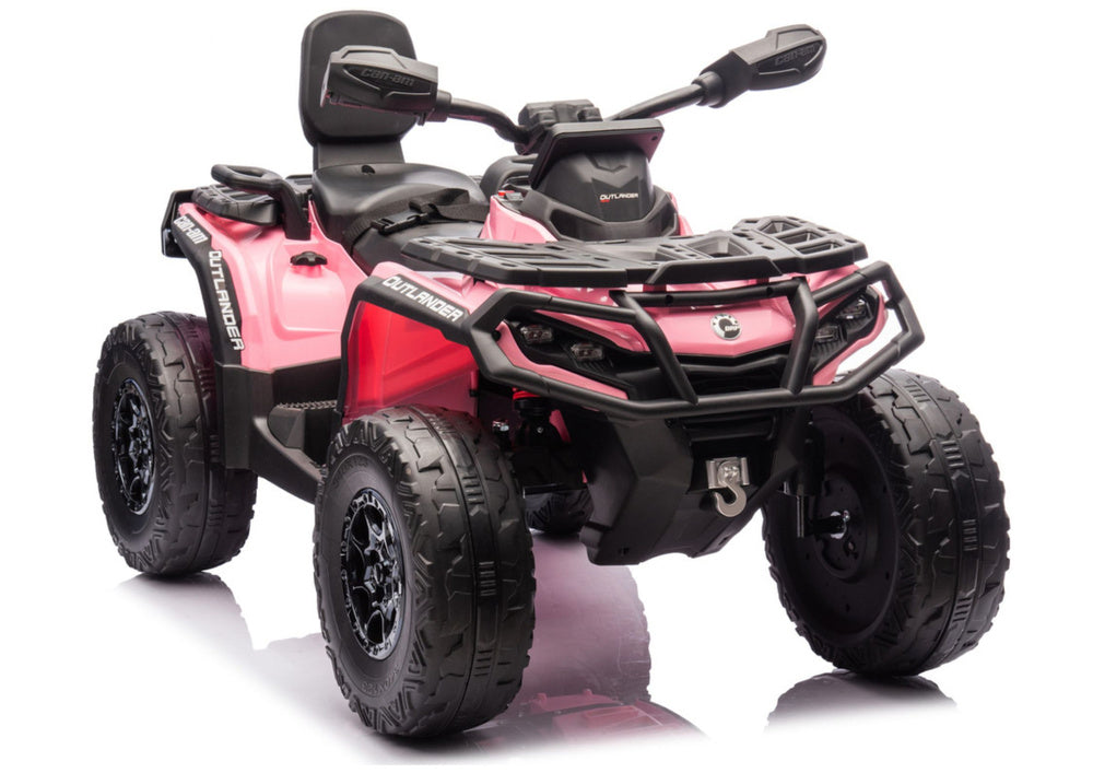 Quad na akumulator Can Am Outlander 4x4 DK-CA005 - dvosjed - svijetlo rozi