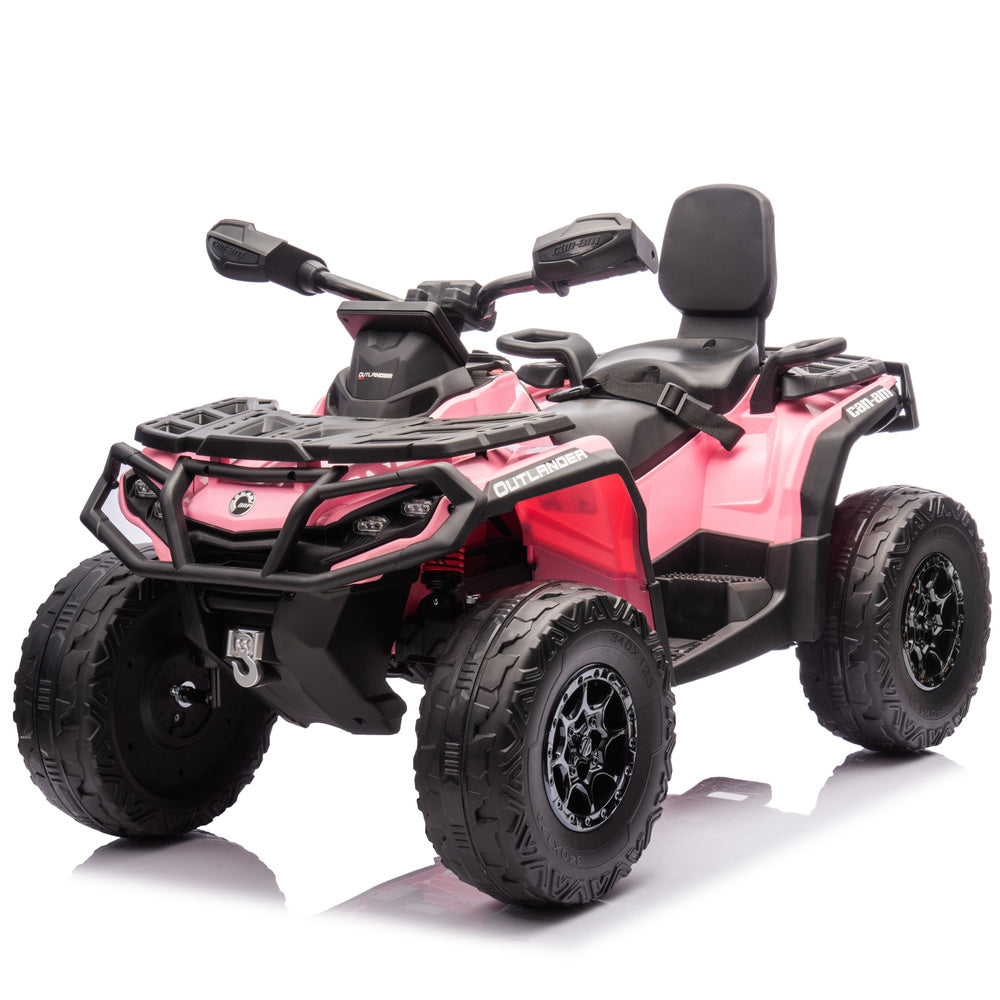 Quad na akumulator Can Am Outlander 4x4 DK-CA005 - dvosjed - svijetlo rozi