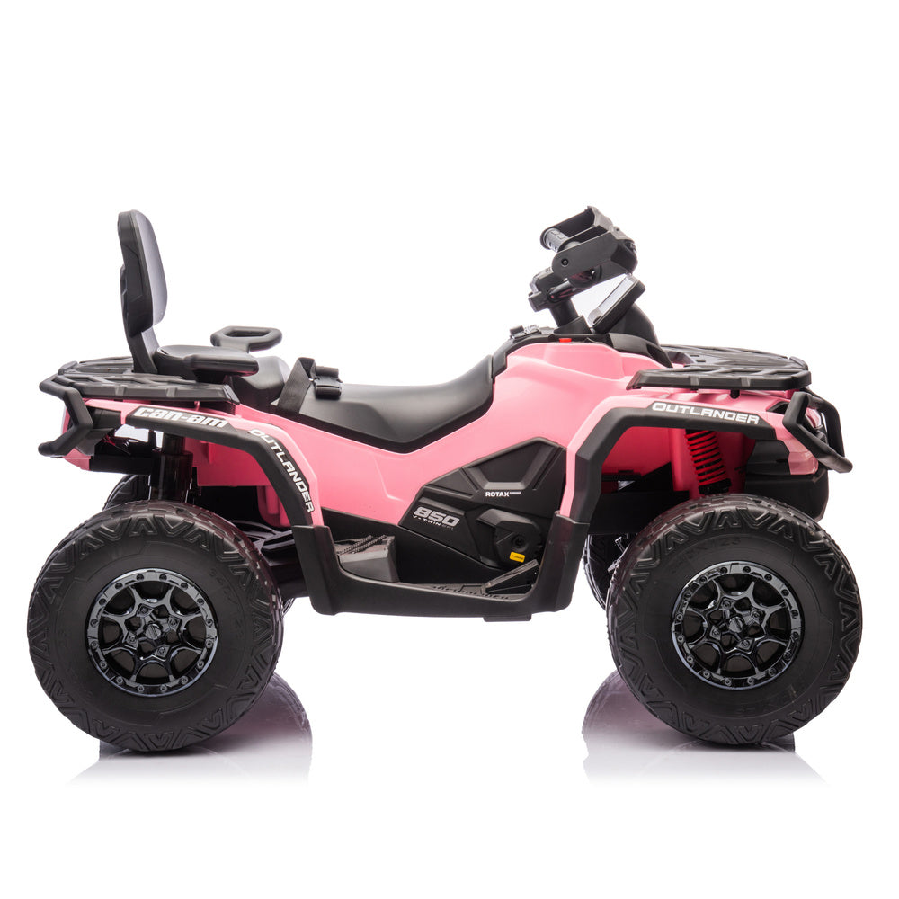 Quad na akumulator Can Am Outlander 4x4 DK-CA005 - dvosjed - svijetlo rozi