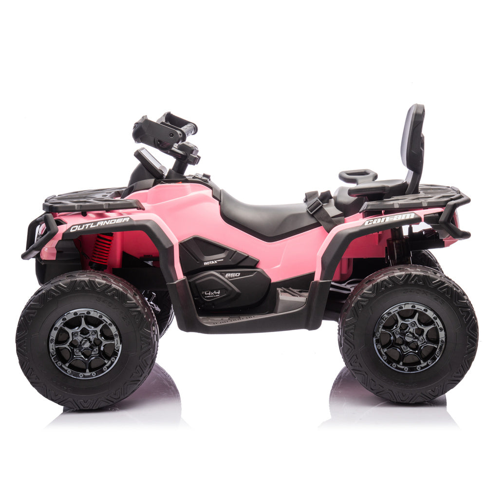 Quad na akumulator Can Am Outlander 4x4 DK-CA005 - dvosjed - svijetlo rozi