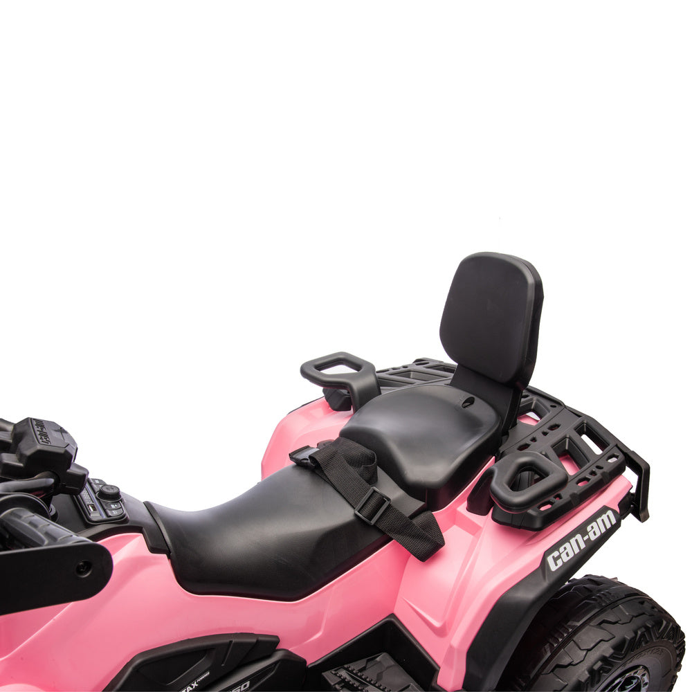 Quad na akumulator Can Am Outlander 4x4 DK-CA005 - dvosjed - svijetlo rozi